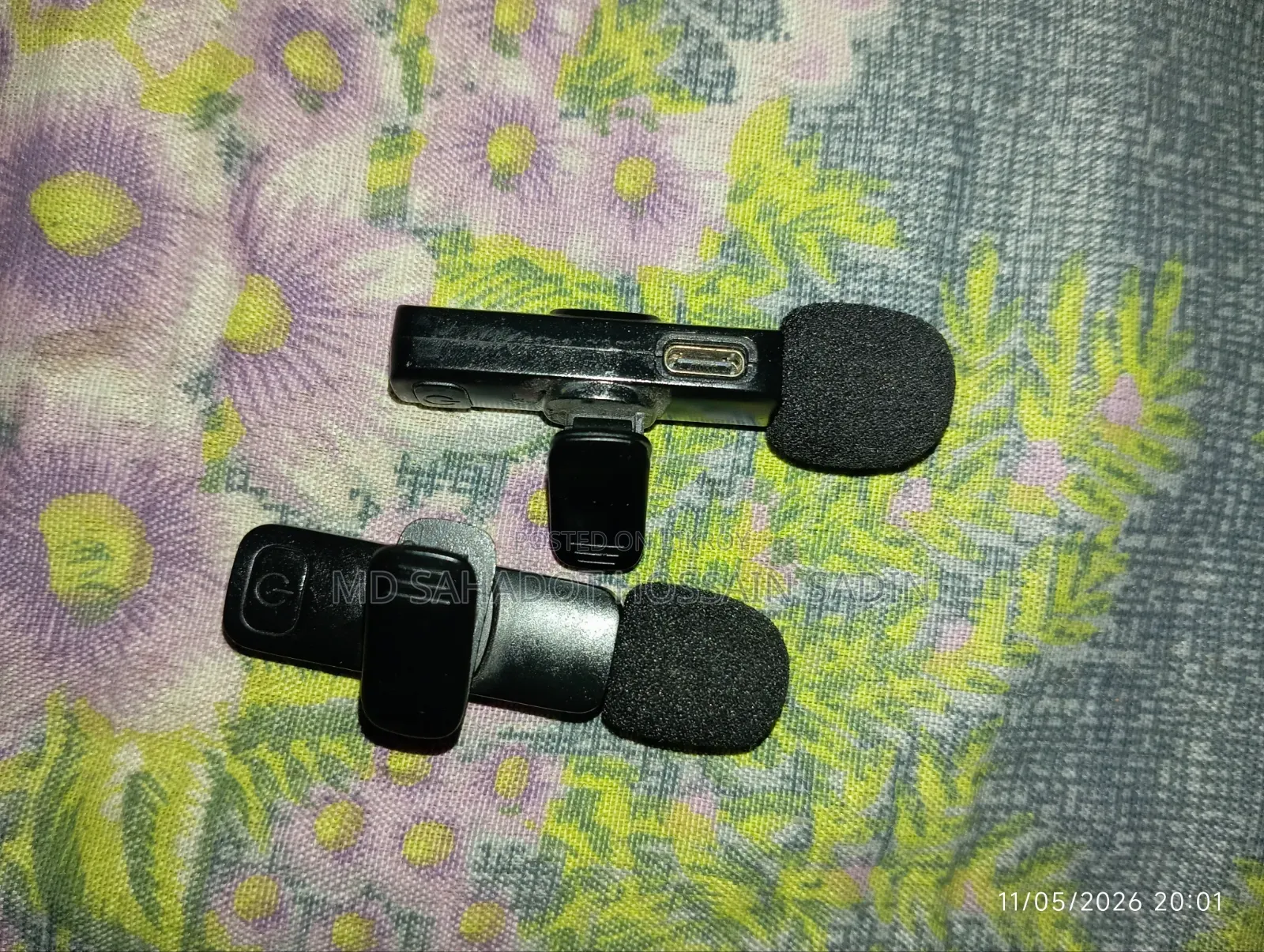 Dual Microphone 3.5mm Supported For Camera, Sound Card, Mobile