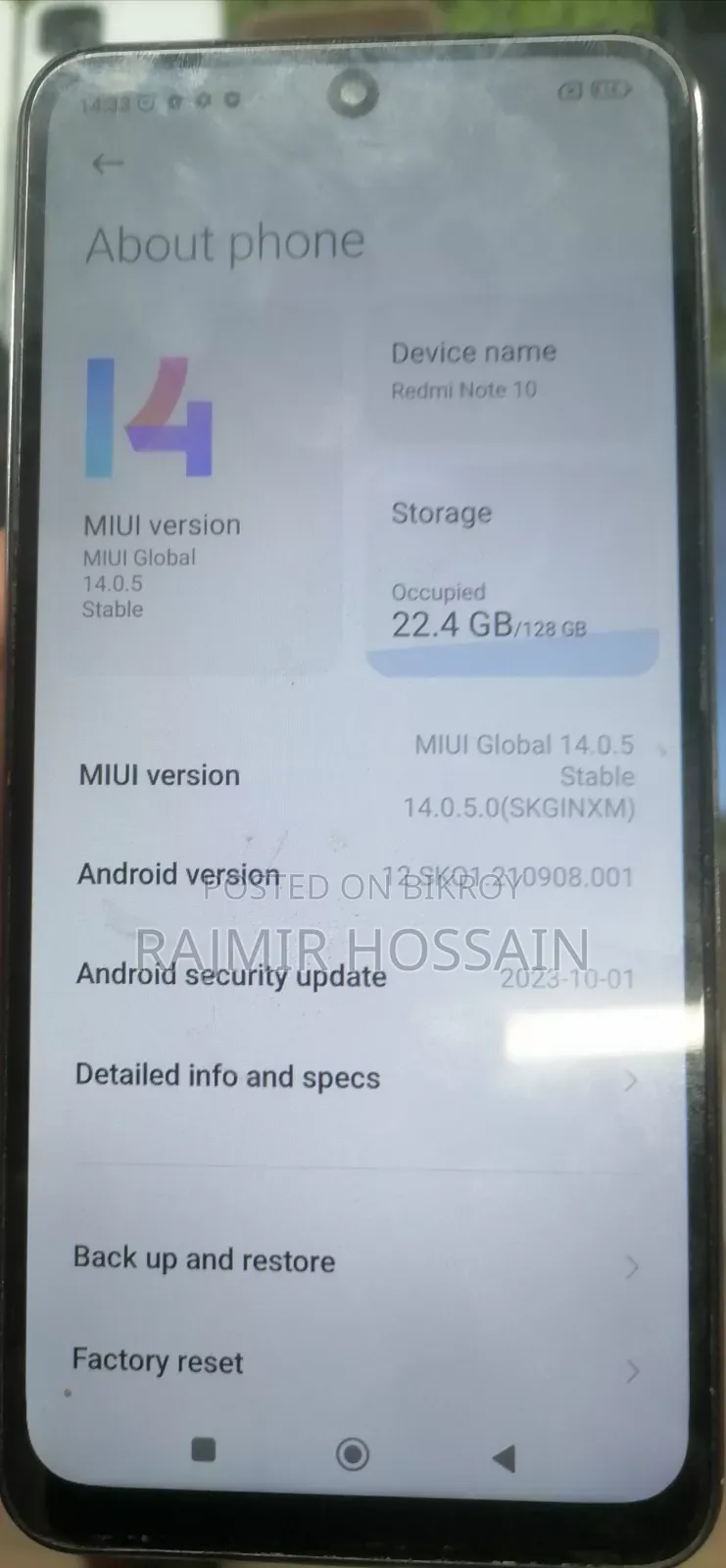 Xiaomi Redmi A3 128 GB Gray