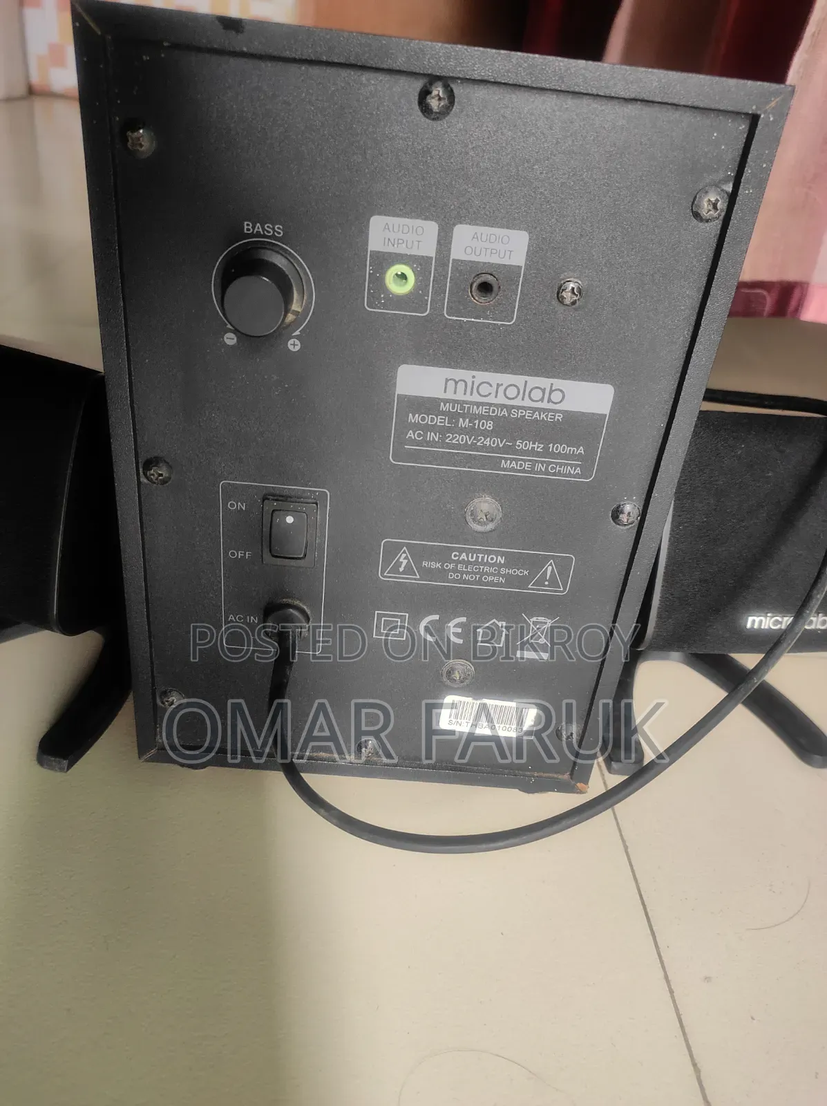 Microlab M108 Speaker