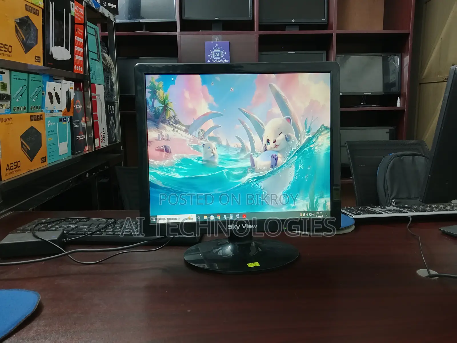 Sky View 17inch Sqaure Led Hd Full Fresh Montior