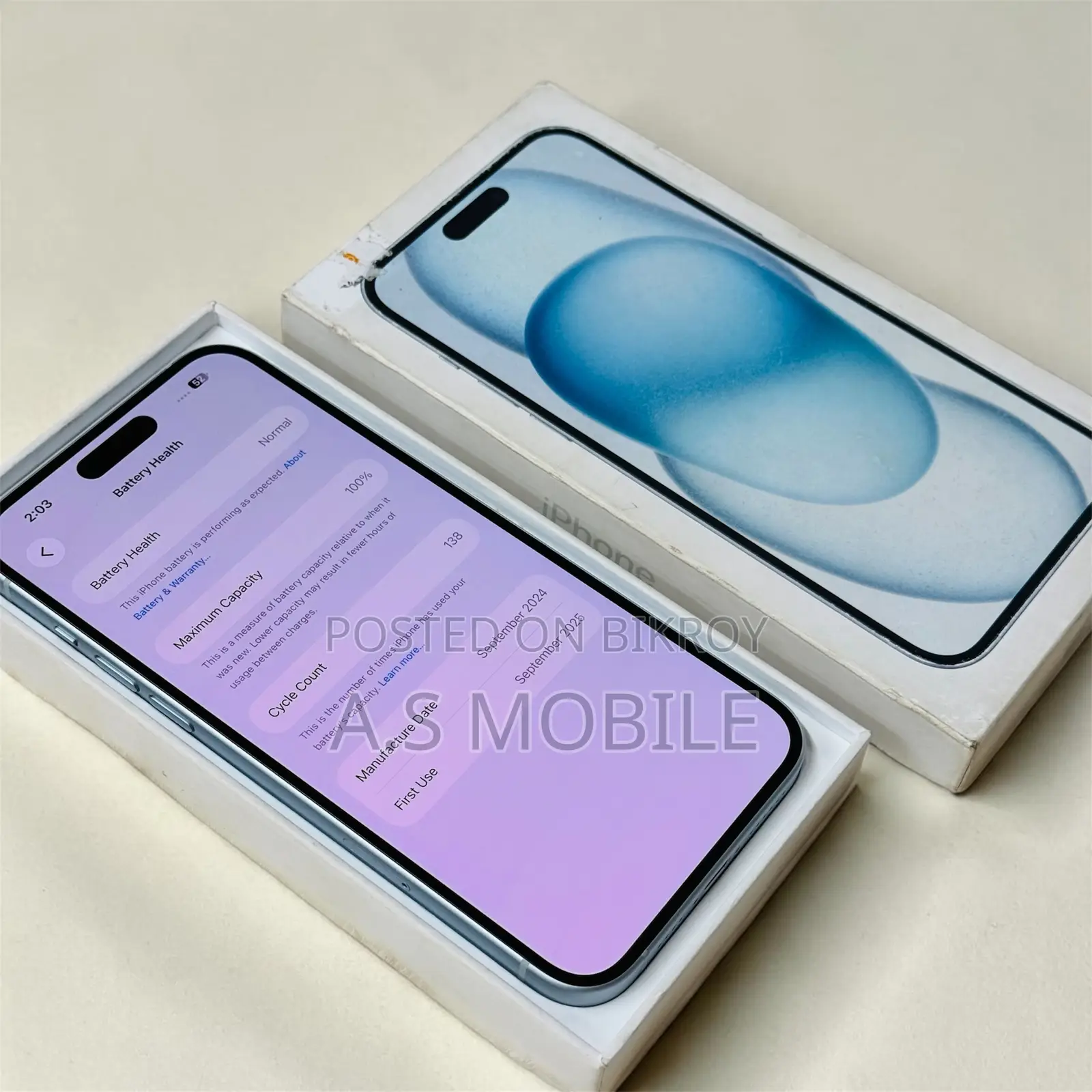 Apple iPhone 15 Plus 128 GB Blue