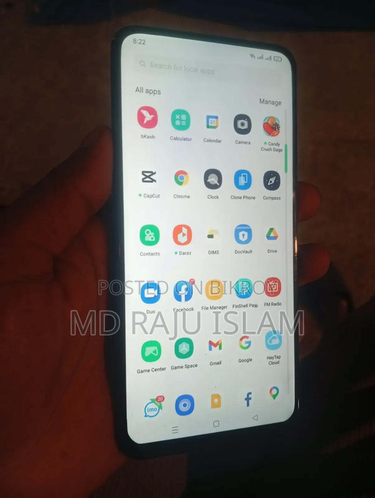 Oppo Reno 2F 128 GB Blue