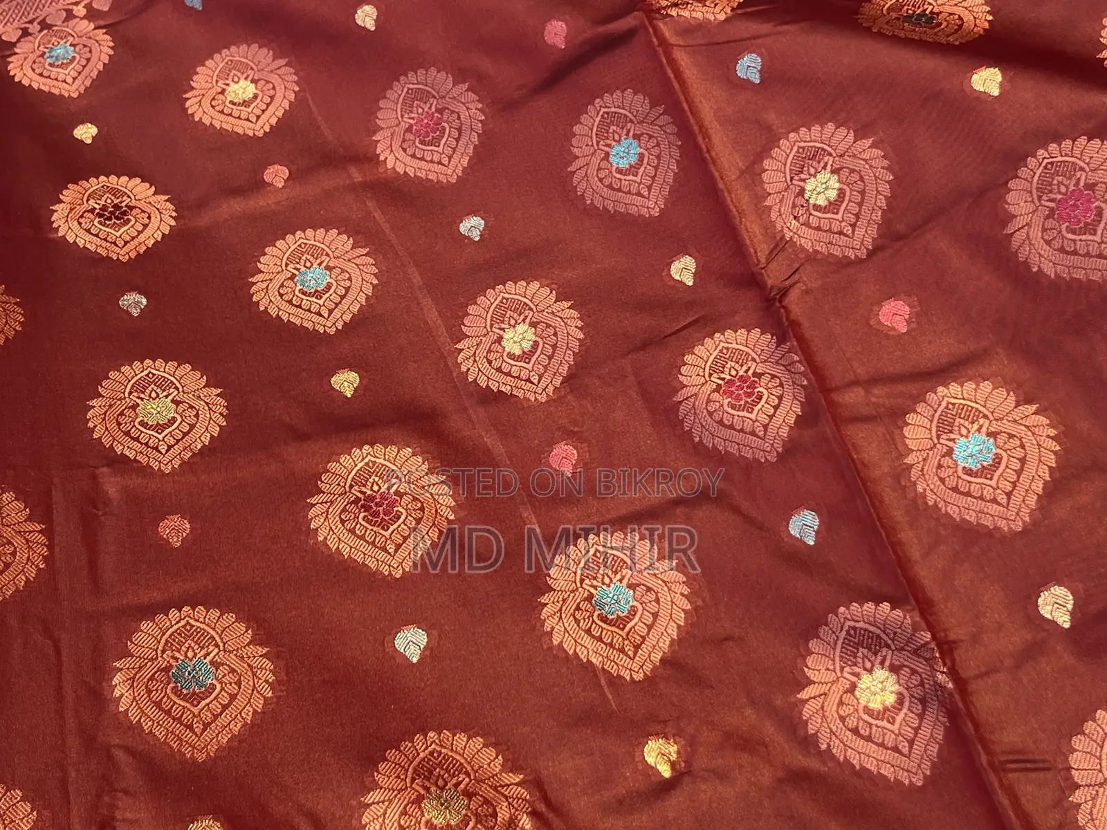 Minakari Katan Saree