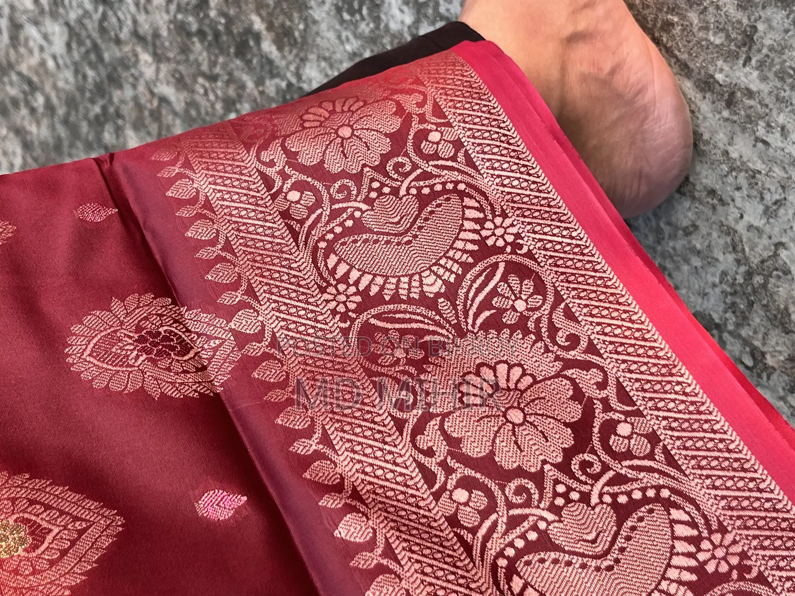 Minakari Katan Saree