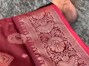 Minakari Katan Saree