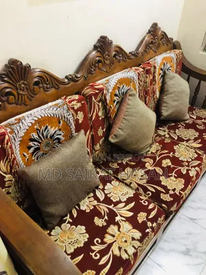 Teak Wood Sofa for 3 People