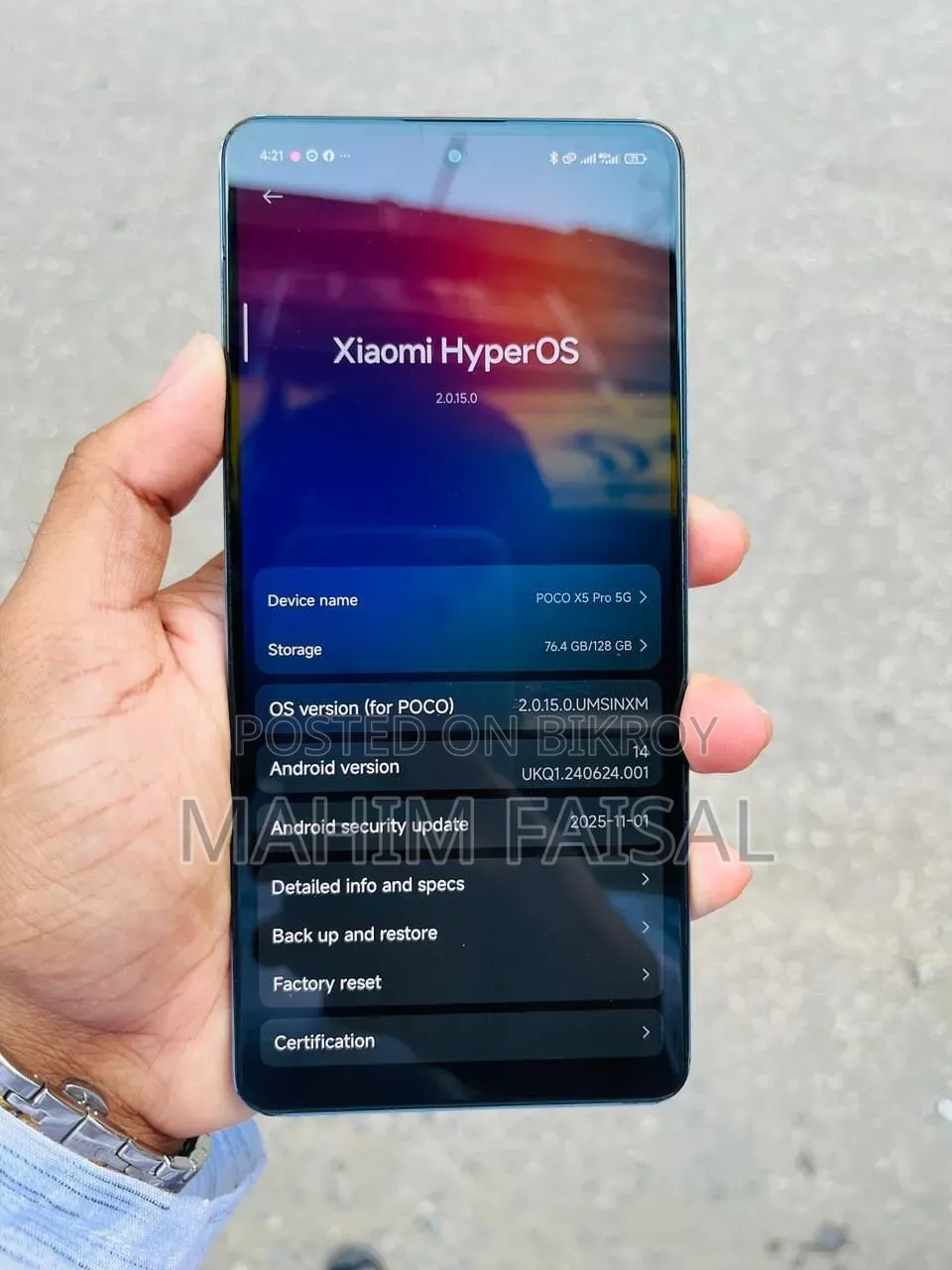 Xiaomi Poco X5 Pro 128 GB Blue