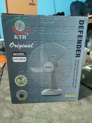 নতুন রিচার্জেবল ফ্যান বিক্রি হবে।