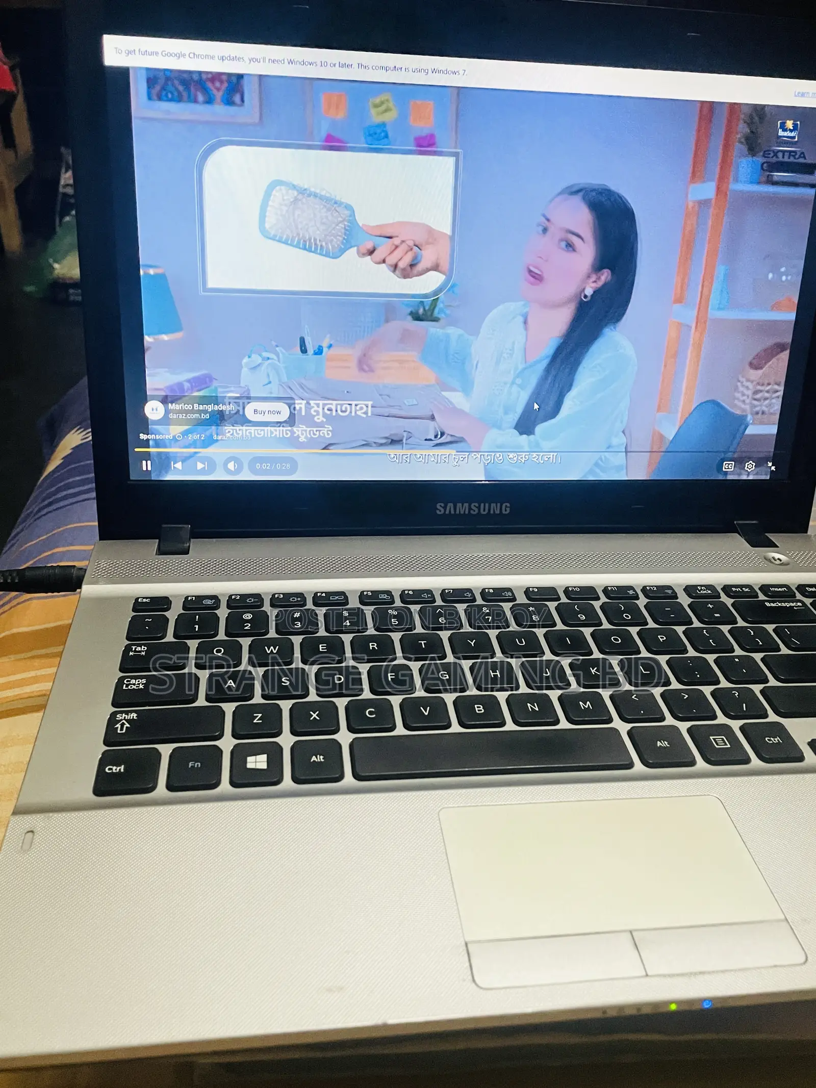 Laptop Samsung 4GB Intel Core I3 HDD 350GB