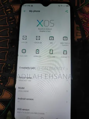 Infinix Hot 10S 128 GB Black