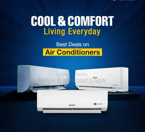 এই গরমে ঘরে আনুন Midea Inverter Ac 1.5 Ton 12 Years Official Warranty