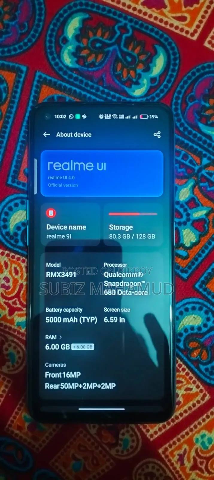 Realme 9i 128 GB Blue