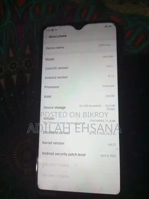 Oppo A5s (AX5s) 32 GB Blue