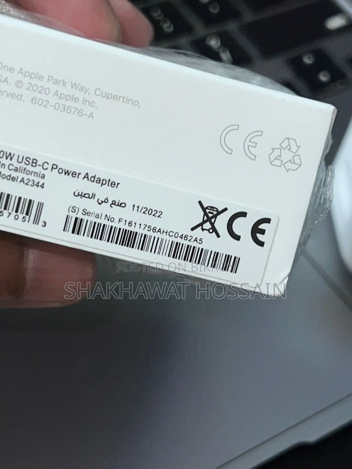 Original Apple 20W Type-C Charger