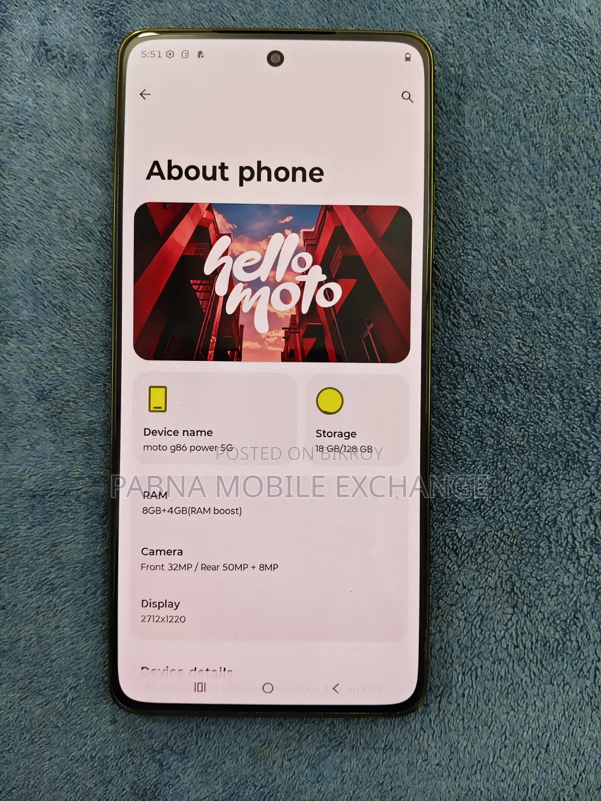Motorola Moto G86 Power 5G 128 GB Pink