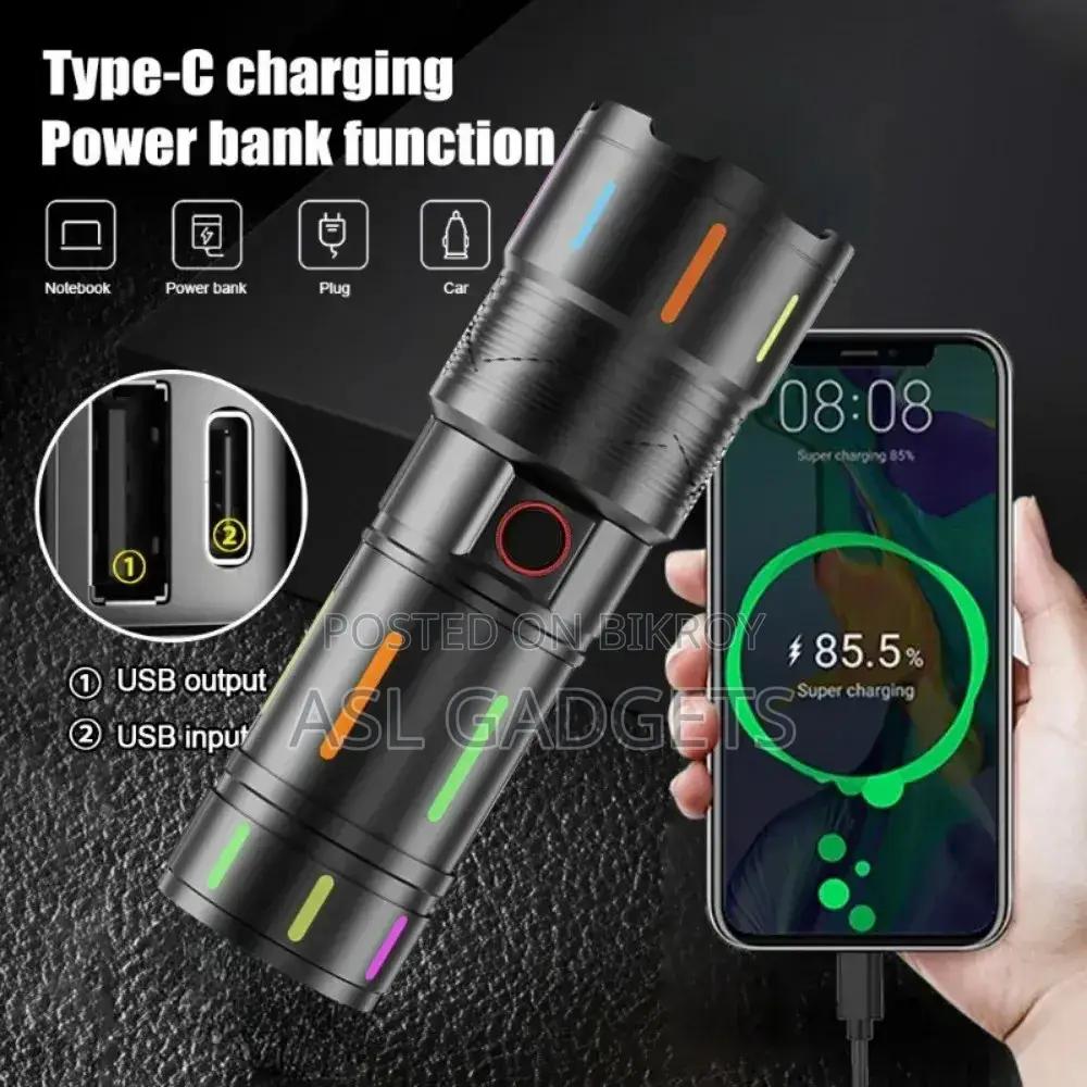 High-Powered Multi-Purpose Flashlight