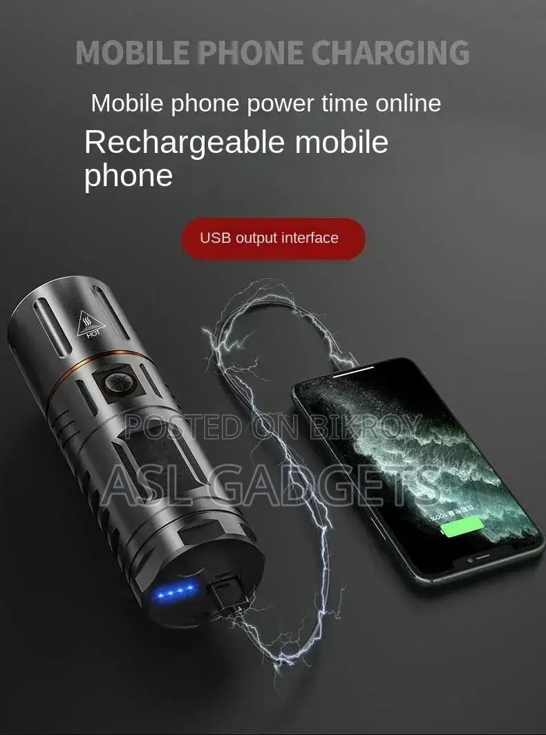 High-Powered Multi-Purpose Flashlight