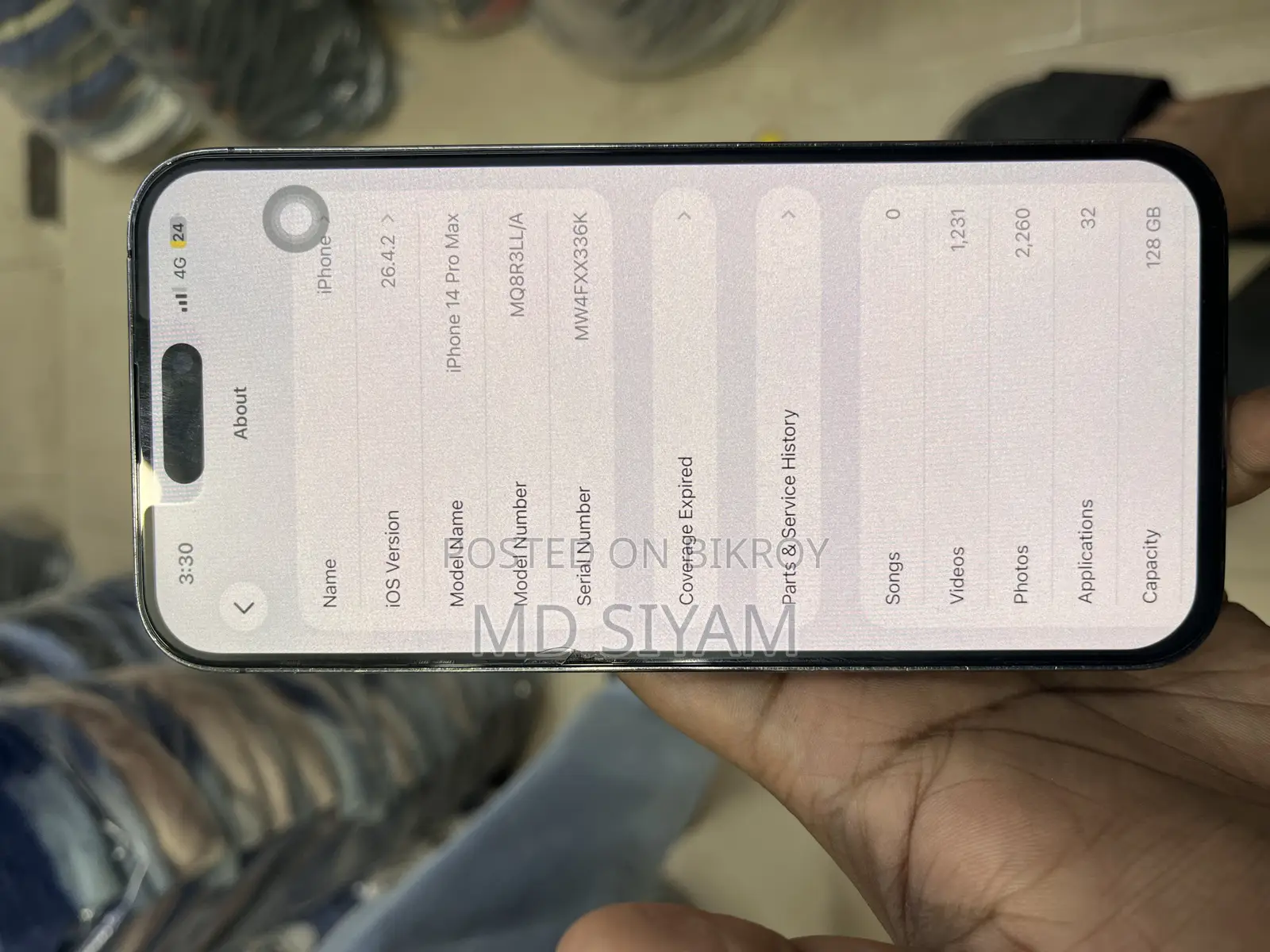 Apple iPhone 14 Pro Max 128 GB Purple