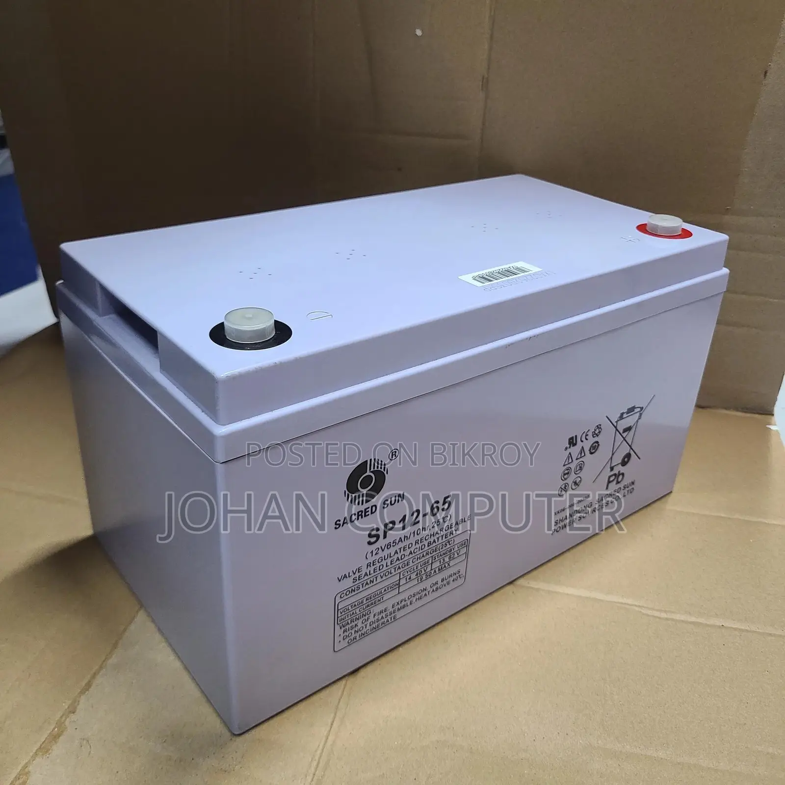 Sacred Sun 12v 65amp Battery