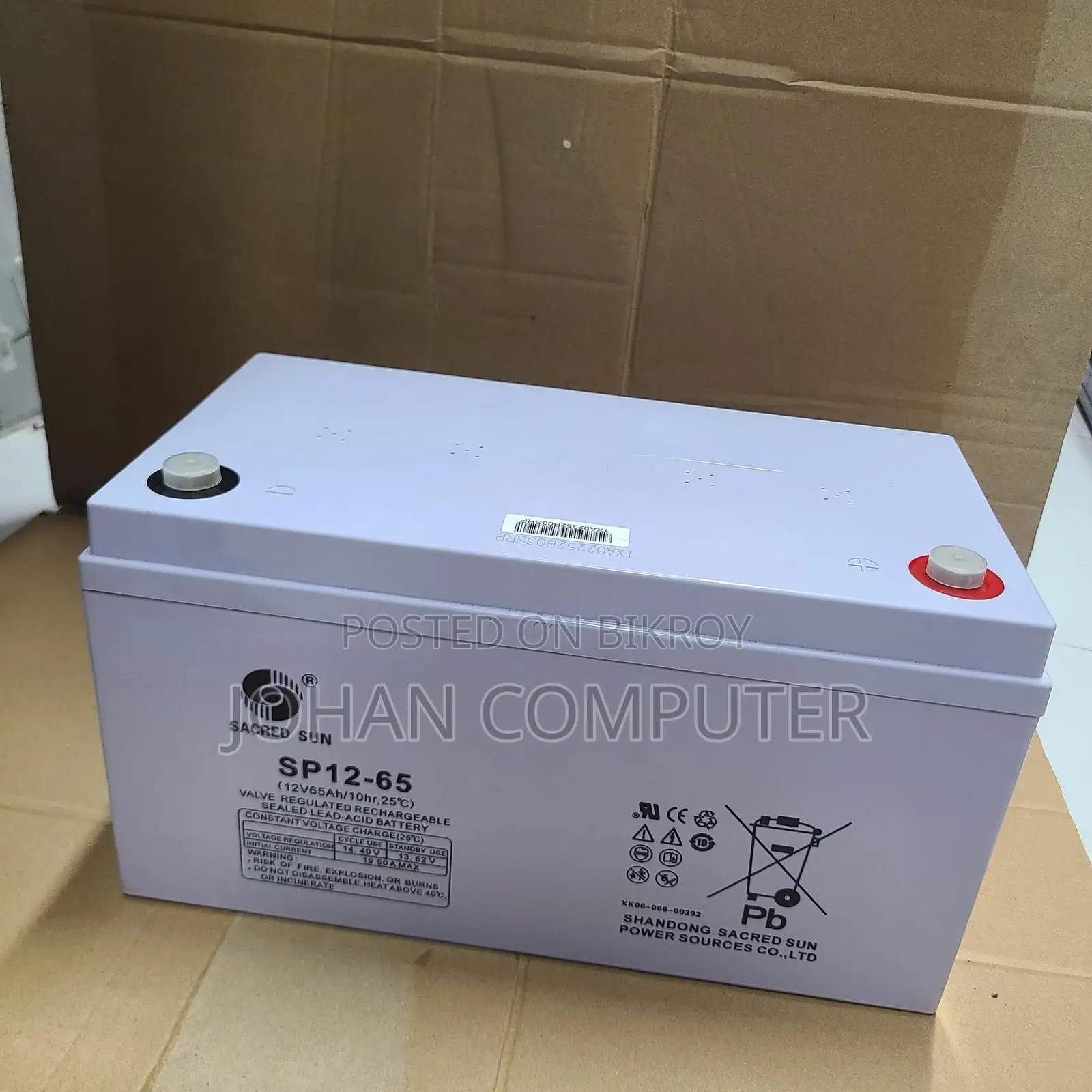 Sacred Sun 12v 65amp Battery