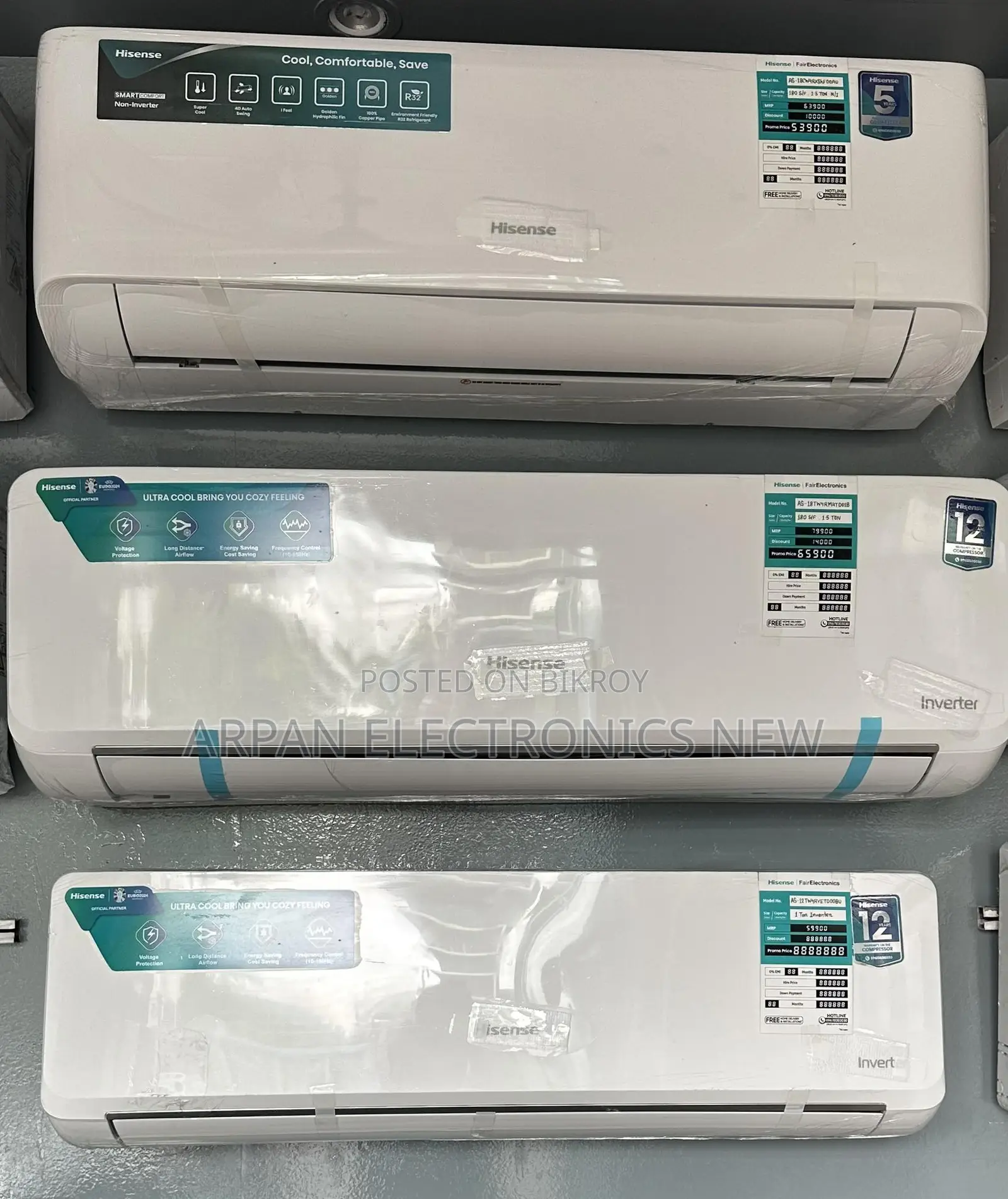 Hisense 1.5 Ton Inverter Air Conditioner at a Special Price
