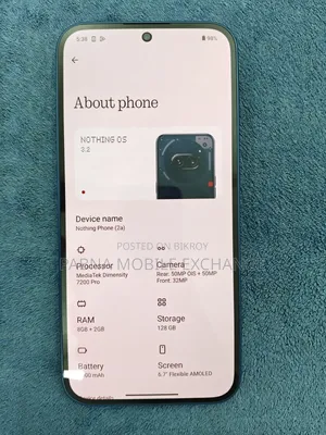 নাথিং ফোন ২এ ১২৮ জিবি ব্লু