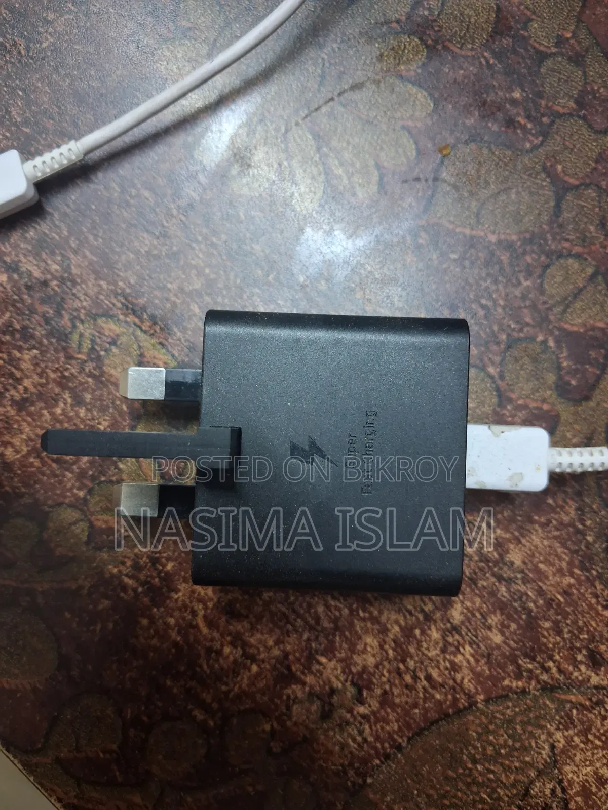 Samsung Original Charger With Original Cable