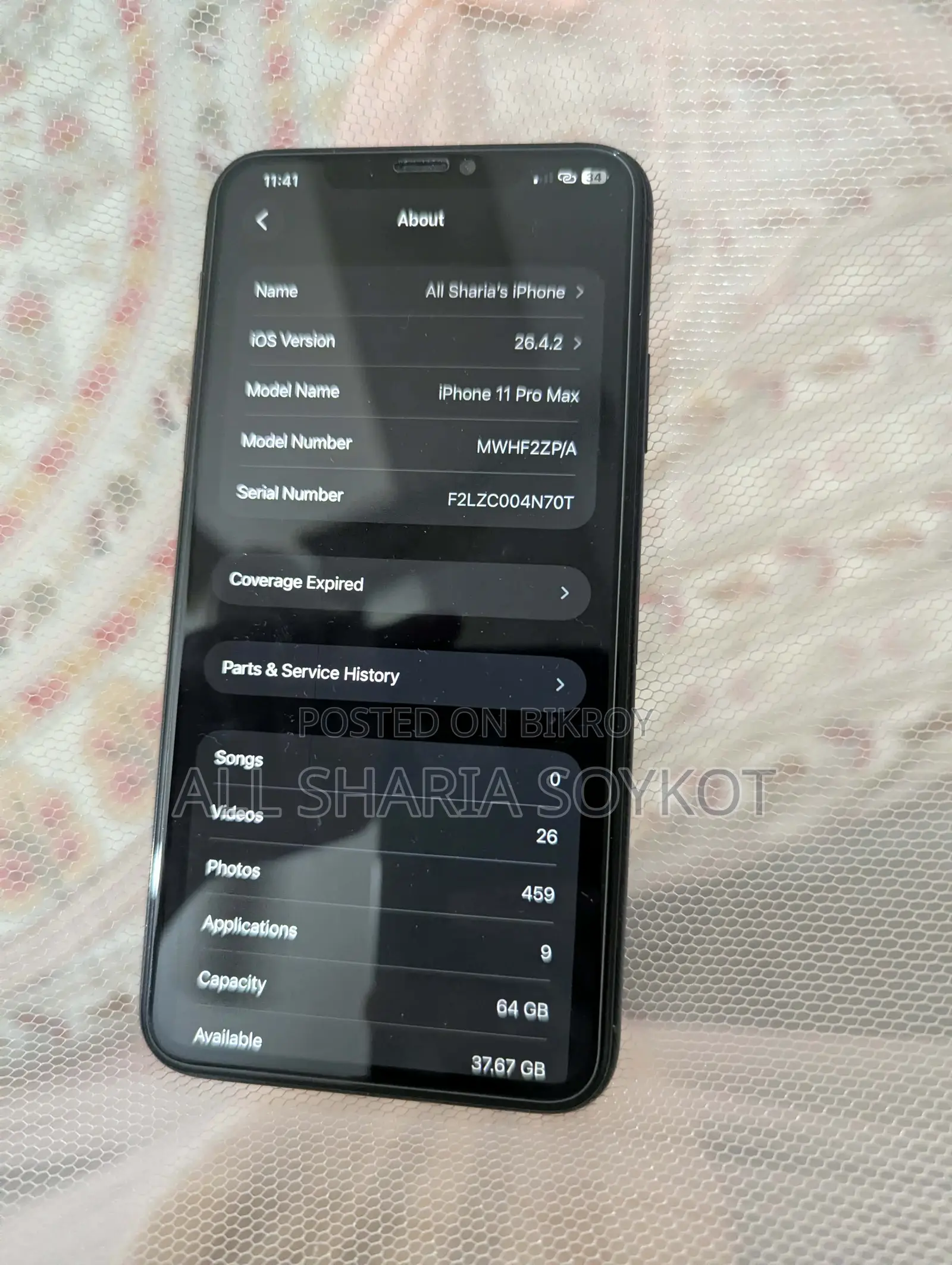 Apple iPhone 11 Pro Max 64 GB Gray