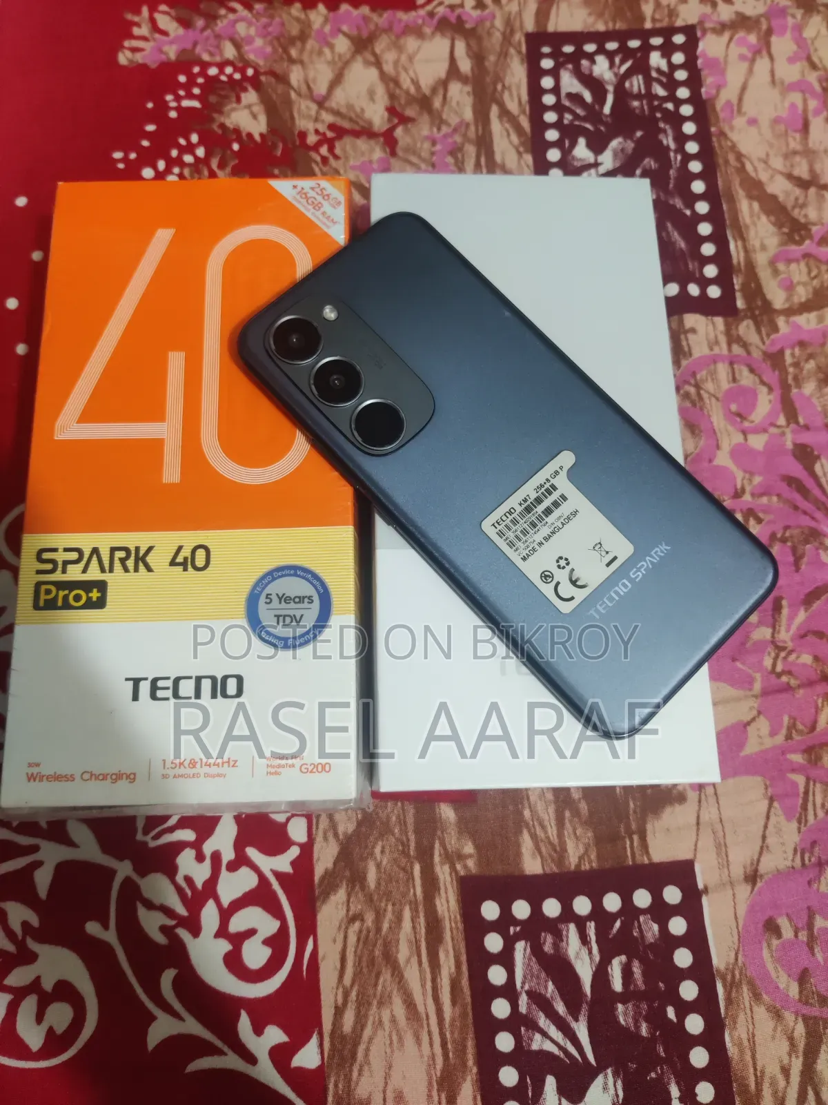 Tecno Spark 40 Pro+ 256 GB Black