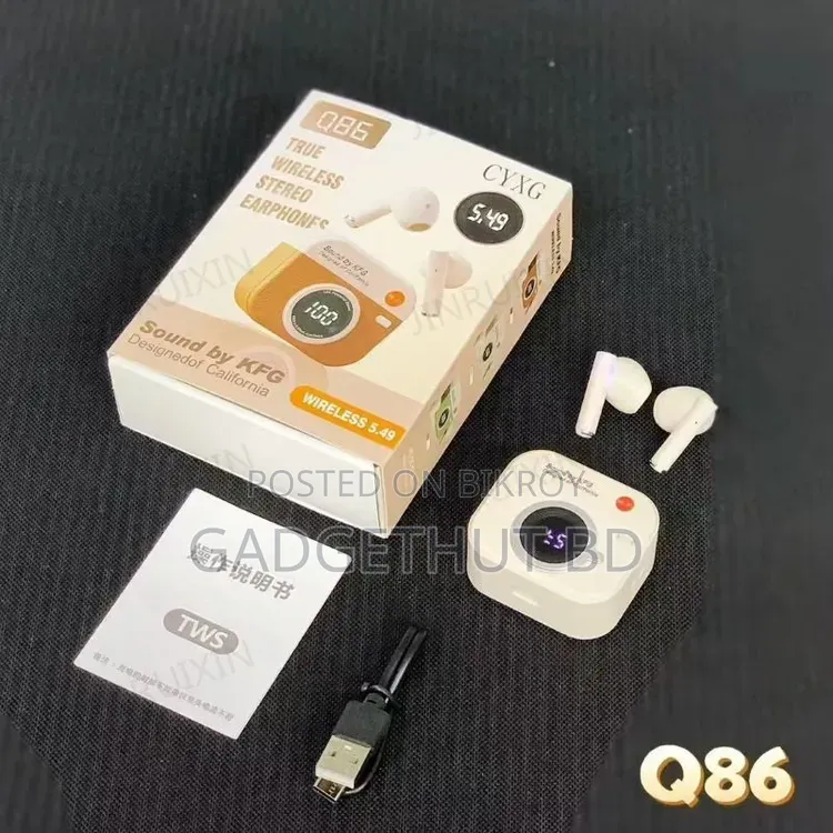 Q86 ট্রু ওয়্যারলেস স্টেরিও ইয়ারফোন |