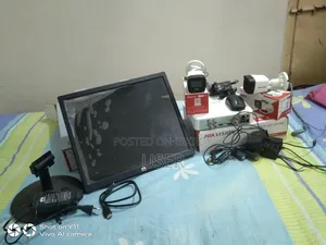 2-Set Hik Vision Day-Night Color+Voice Camera Full Package + 17" Monitor