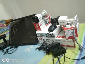2-Set Hik Vision Day-Night Color+Voice Camera Full Package + 17" Monitor