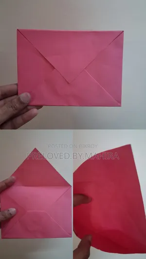 Set of 5 Handmade Craft Envelopes | Mixed Sizes | Eco-Friendly