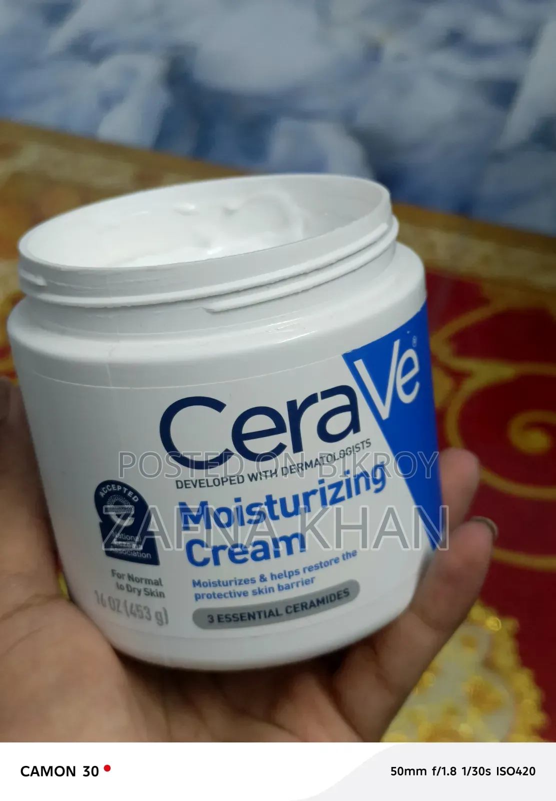 Cerave Moisturizing Cream 453gm Usa Authentic -90% Full