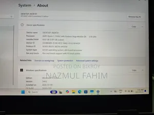 Laptop HP Envy X360 13z 8GB AMD Ryzen 5 SSD 256GB
