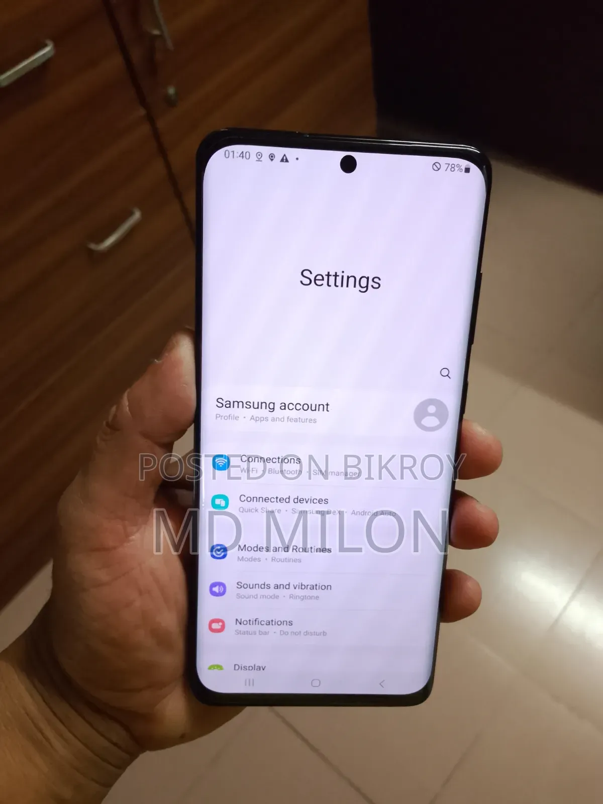 Samsung Galaxy S20 Ultra 128 GB Black