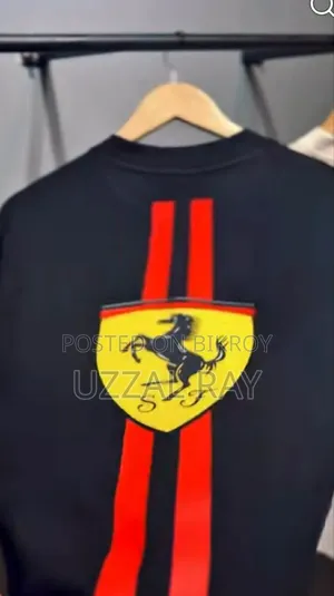 Premium Ferrari X Red Bull Drop Shoulder T-Shirt