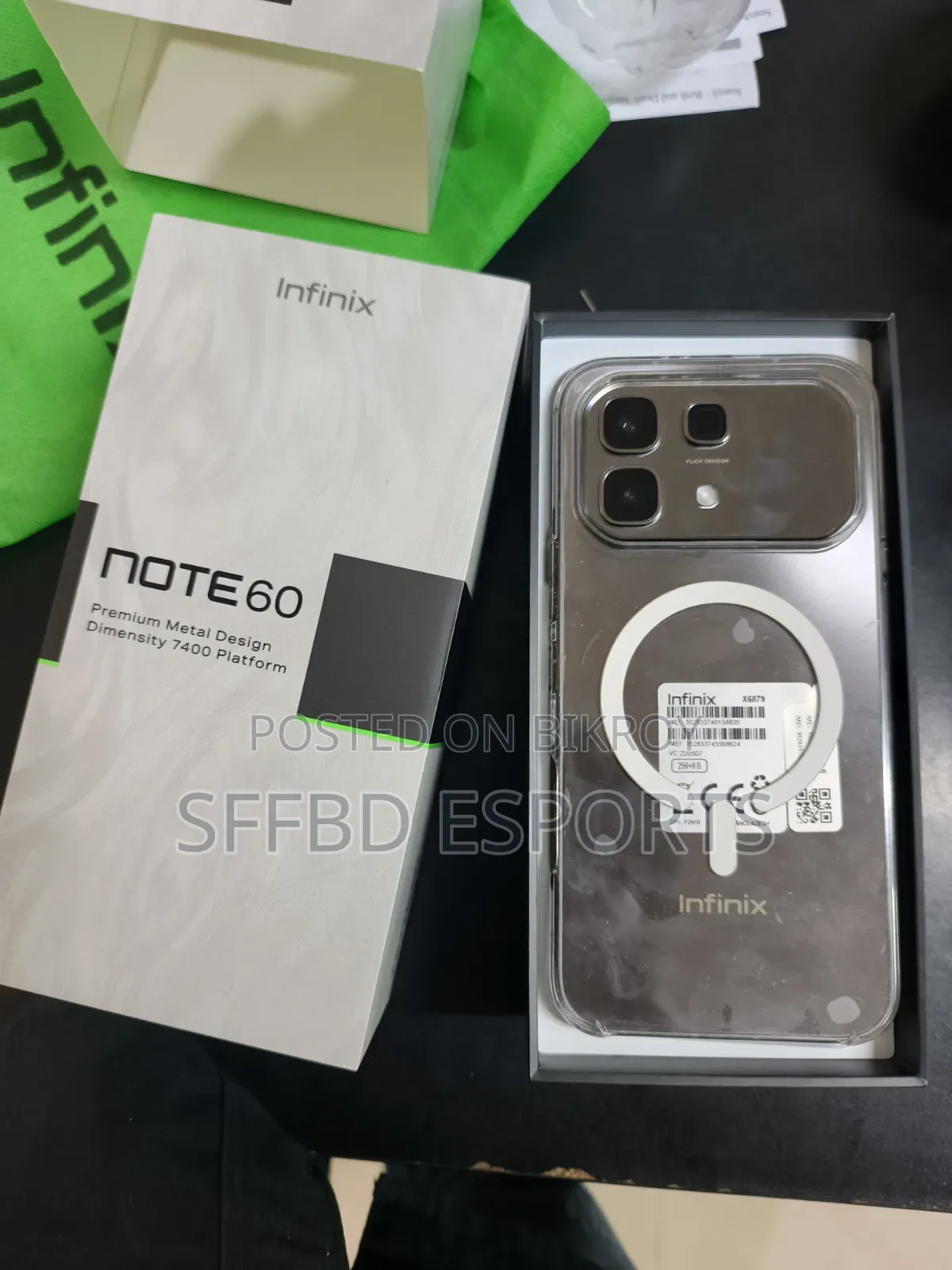 Infinix Note 60 Pro 256 GB Gray