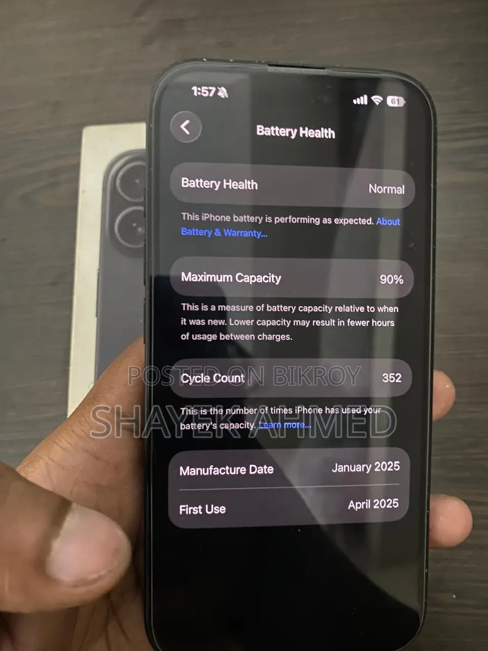 Apple iPhone 16 128 GB Gray