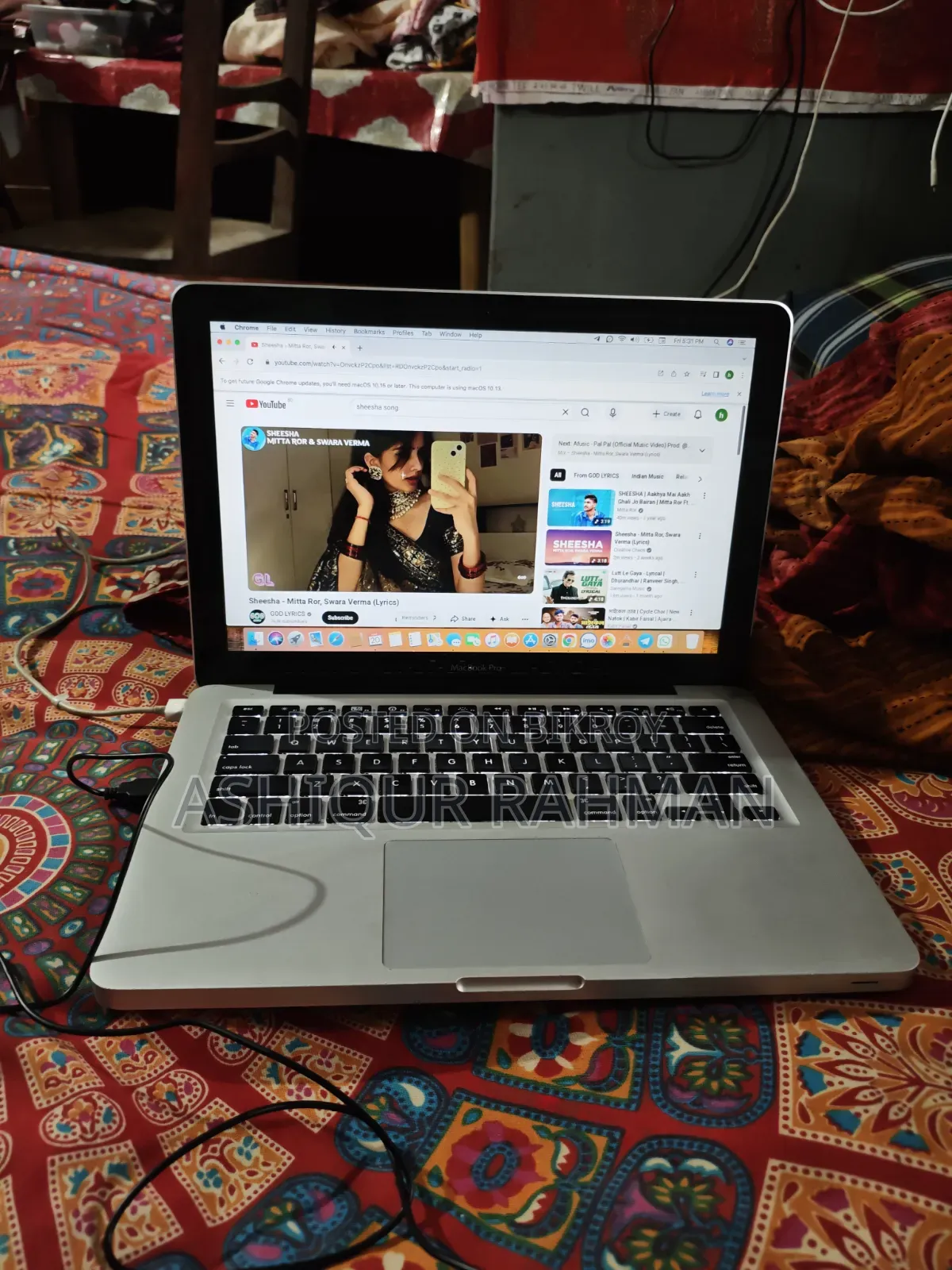 Laptop Apple MacBook 2012 8GB Intel Core I5 SSD 128GB
