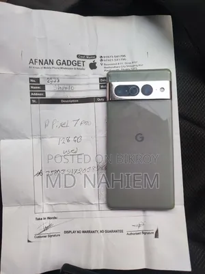Google Pixel 7 Pro 128 GB Gray