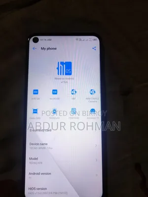 Tecno Spark 7P 64 GB Silver