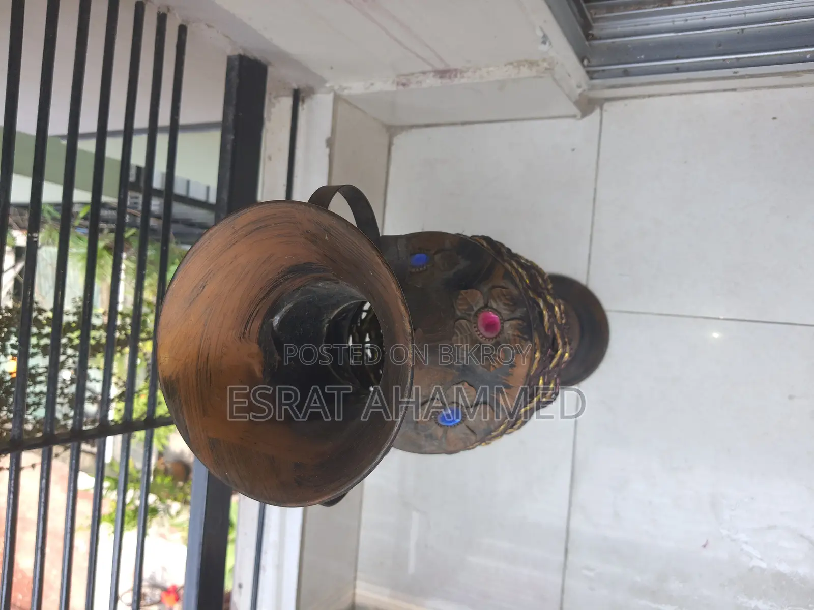 Metal Flower Vase