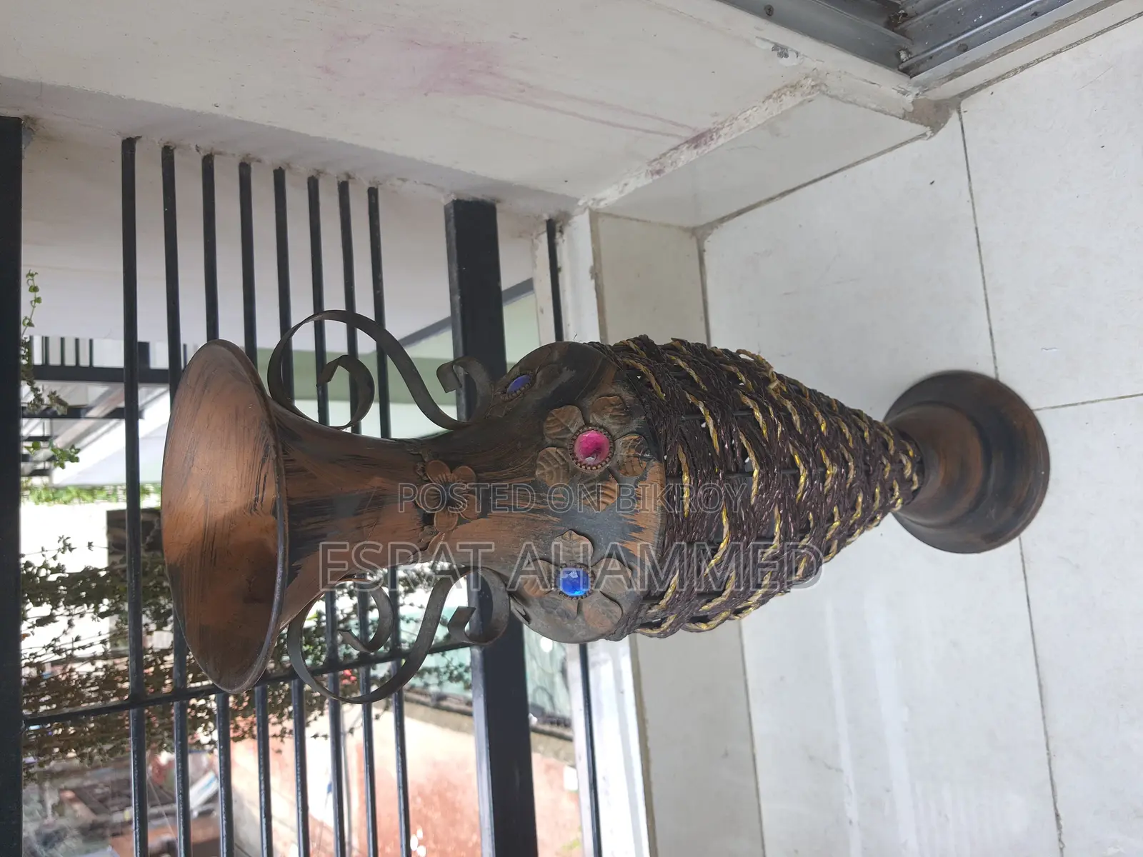 Metal Flower Vase