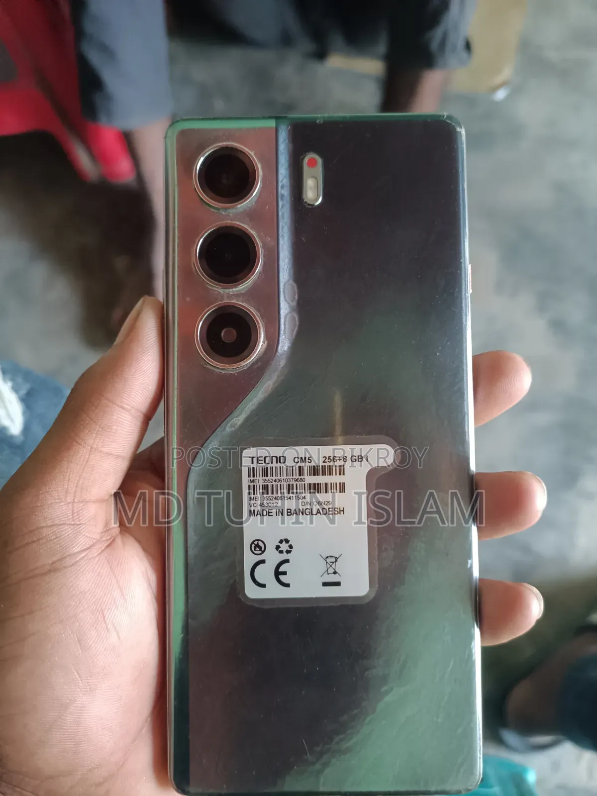 Tecno Camon 40 256 GB Gray