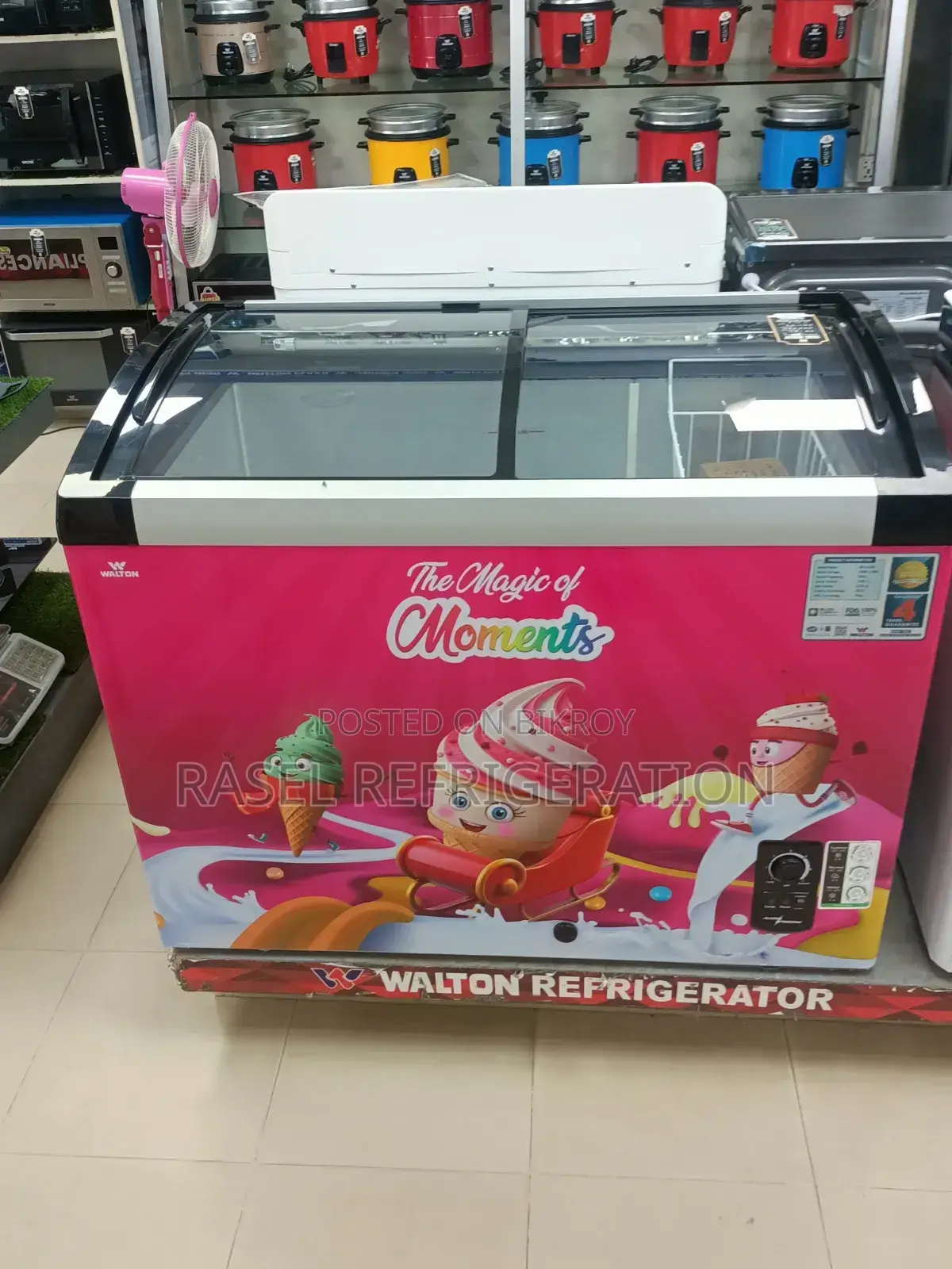 270 Litre Walton Ice Cream Deep Freezer Model WCG-2go-CGXX at 35% Discount.