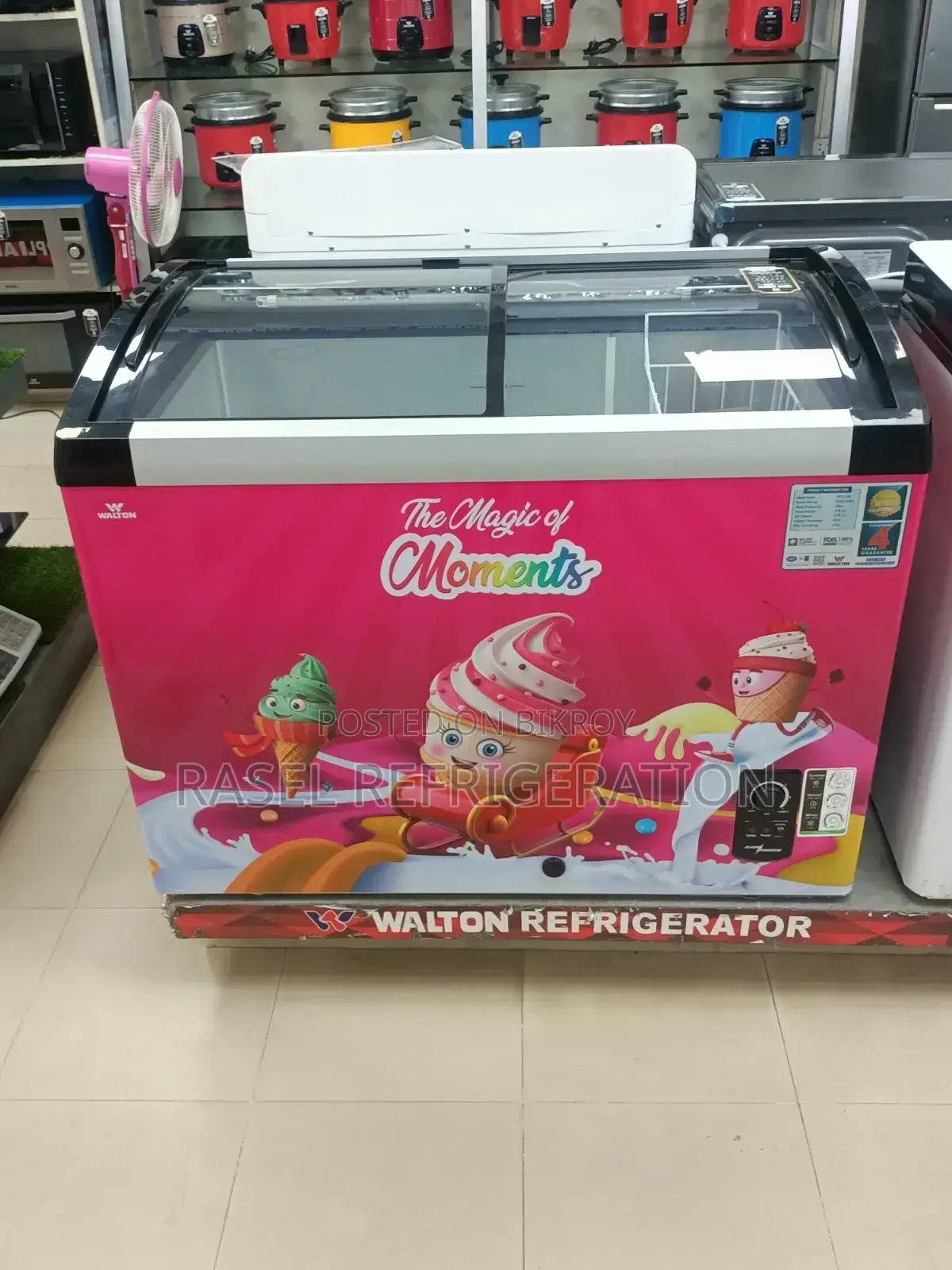 270 Litre Walton Ice Cream Deep Freezer Model WCG-2go-CGXX at 35% Discount.
