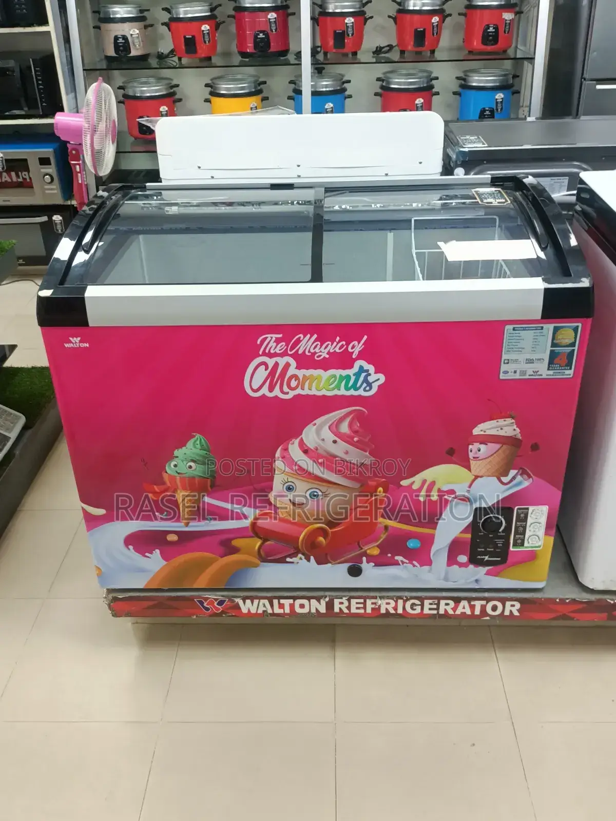 270 Litre Walton Ice Cream Deep Freezer Model WCG-2go-CGXX at 35% Discount.