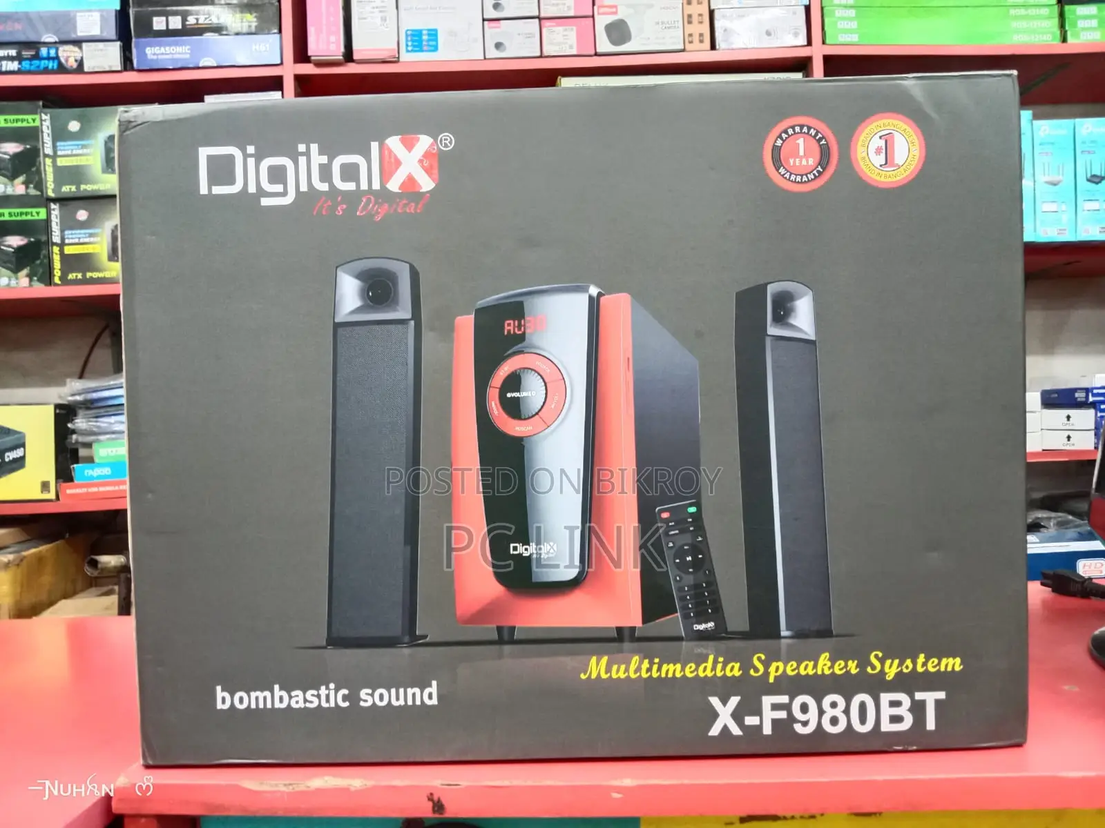 Bombastic Sound Speaker Digitalx X-F980bt