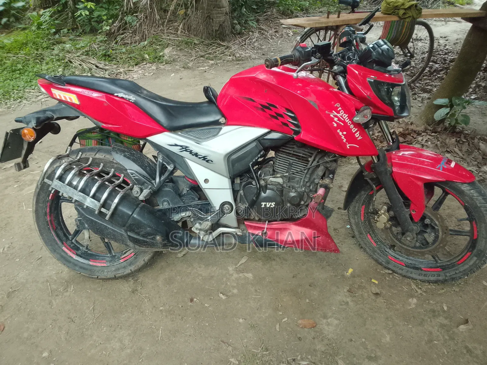 TVS Apache RTR 160 4V 2019 Red
